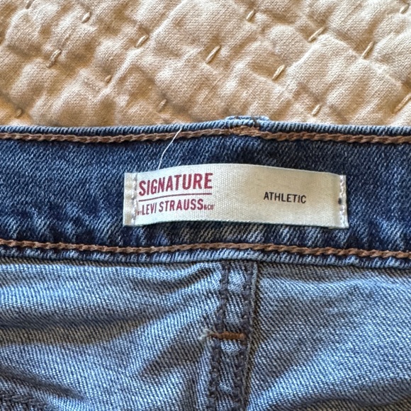 Levi's Dark Blue Straight Jeans - Picture 4 of 4